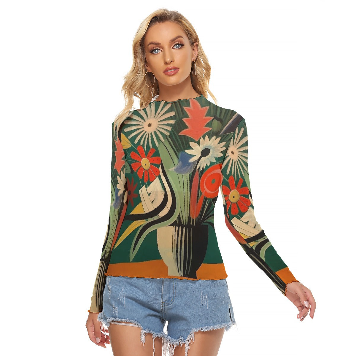 All-Over Print Women's Mesh T-shirt