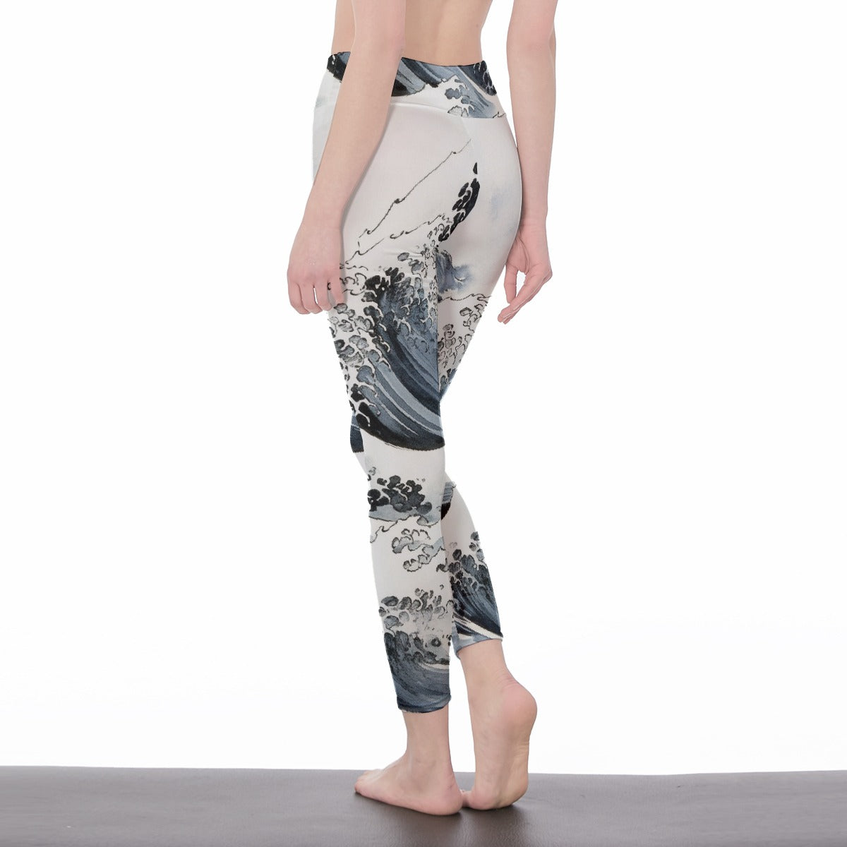 All-Over Print Women's High Waist Leggings | Side Stitch Closure