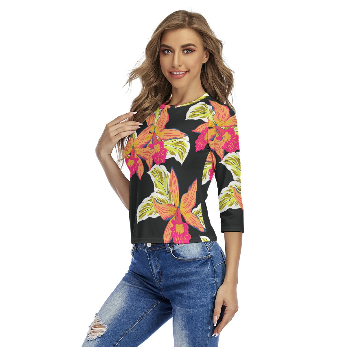 All-Over Print Women's Raglan Sleeves T-shirts