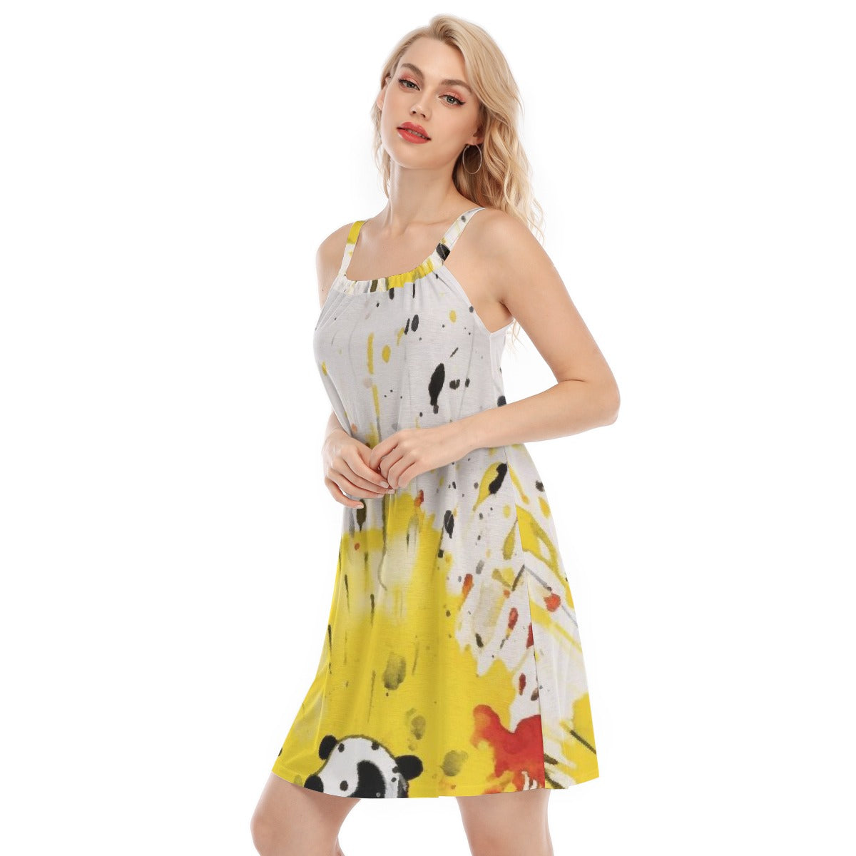 All-Over Print Women's Sleeveless Cami Dress