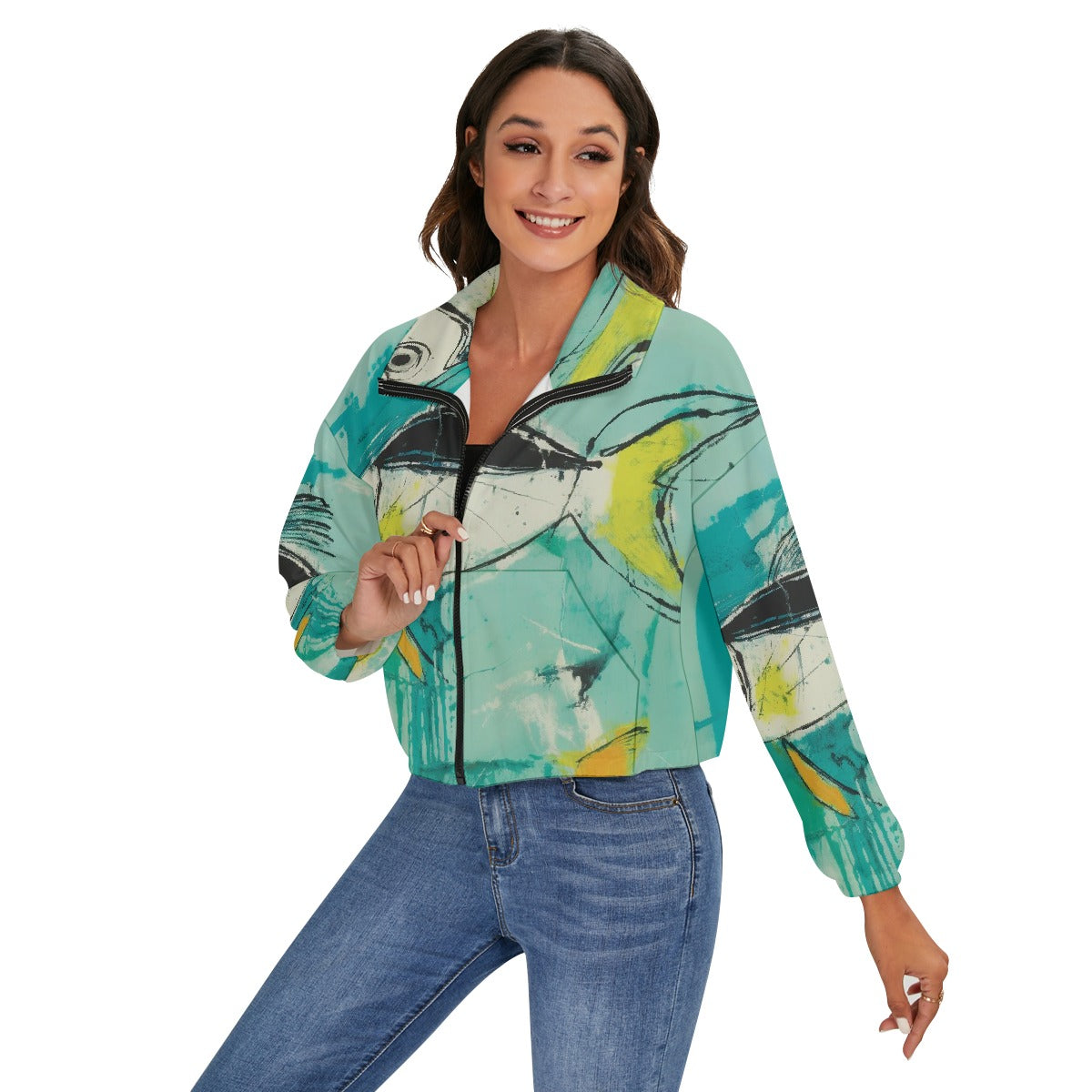 All-Over Print Women's Zip Jacket