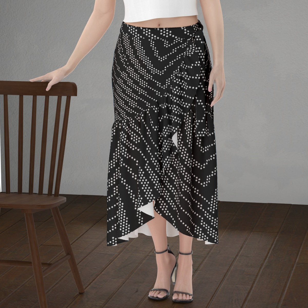 All-Over Print Women's Wrap Skirt