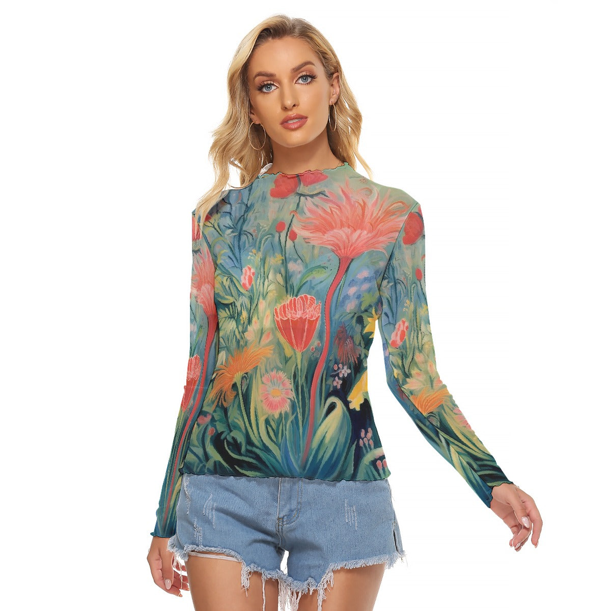 All-Over Print Women's Mesh T-shirt