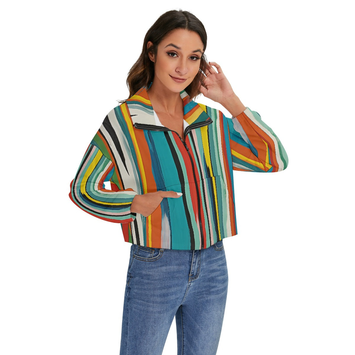 All-Over Print Women's Zip Jacket