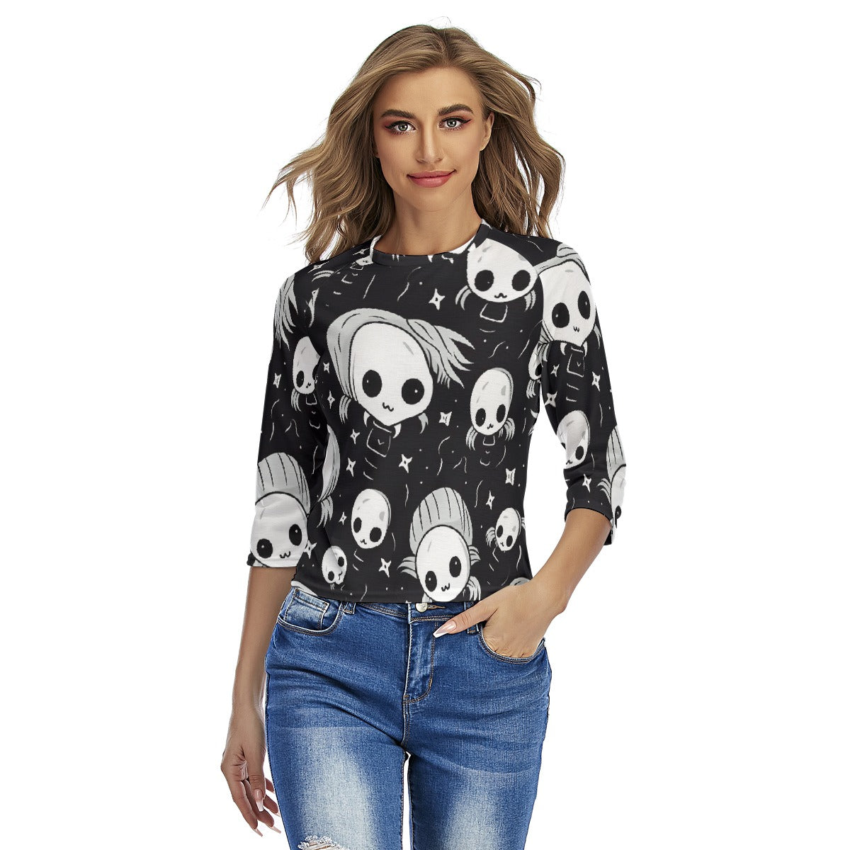 All-Over Print Women's Raglan Sleeves T-shirts