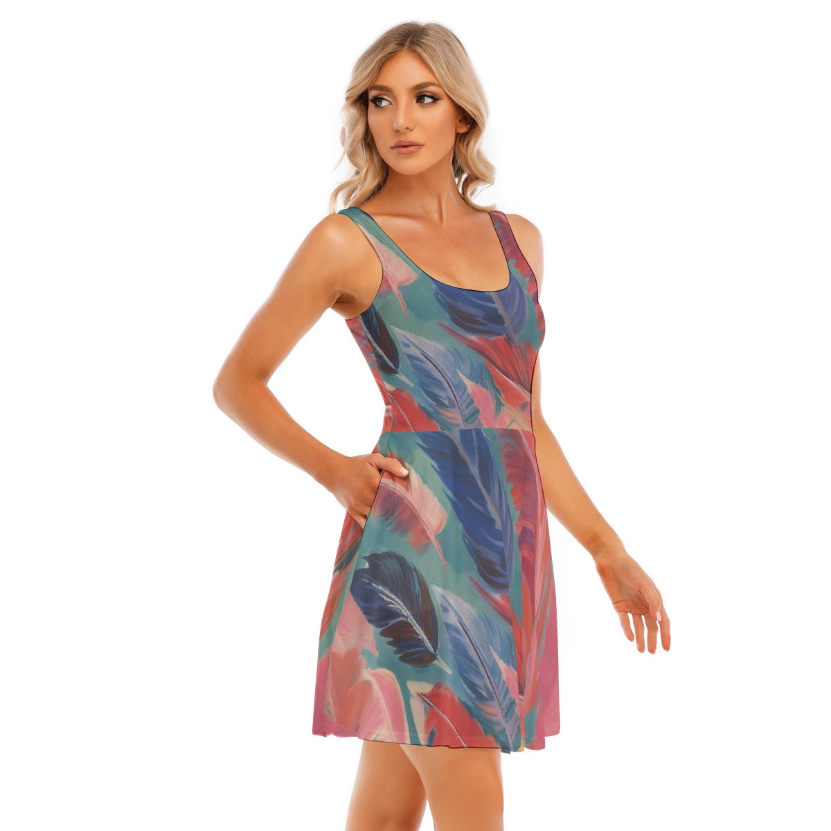 All-Over Print Women's Tank Vest Dress