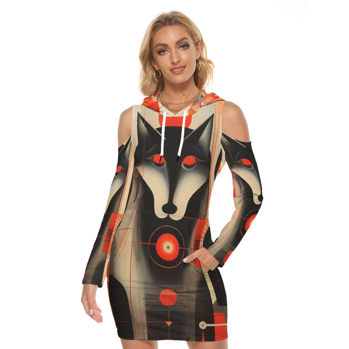 All-Over Print Women's Tight Dress