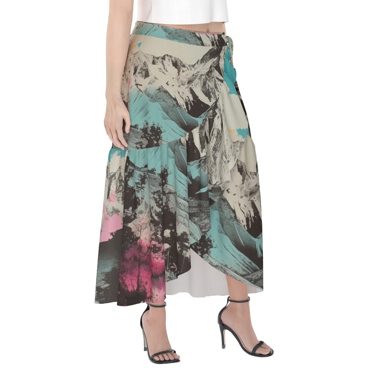 All-Over Print Women's Wrap Skirt