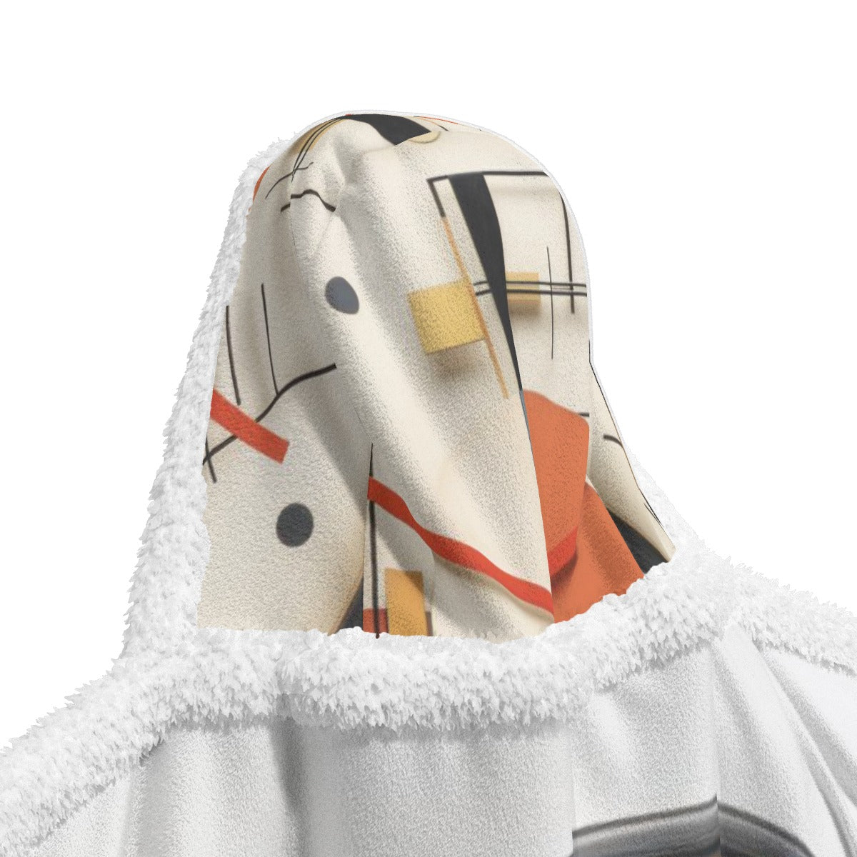 All-Over Print Unisex Wearable Hooded Blanket