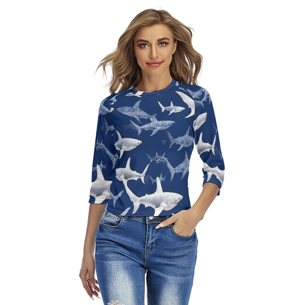 All-Over Print Women's Raglan Sleeves T-shirts