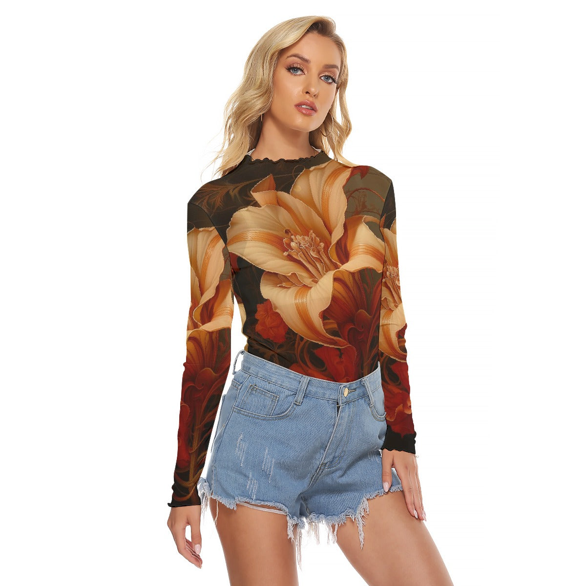 All-Over Print Women's Mesh T-shirt