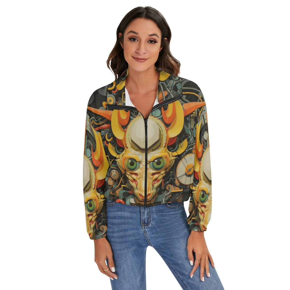 All-Over Print Women's Zip Jacket