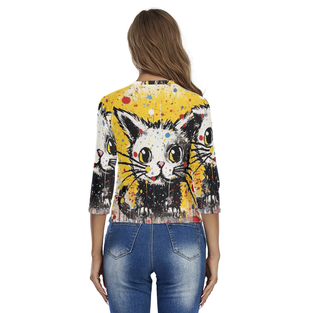 All-Over Print Women's Raglan Sleeves T-shirts