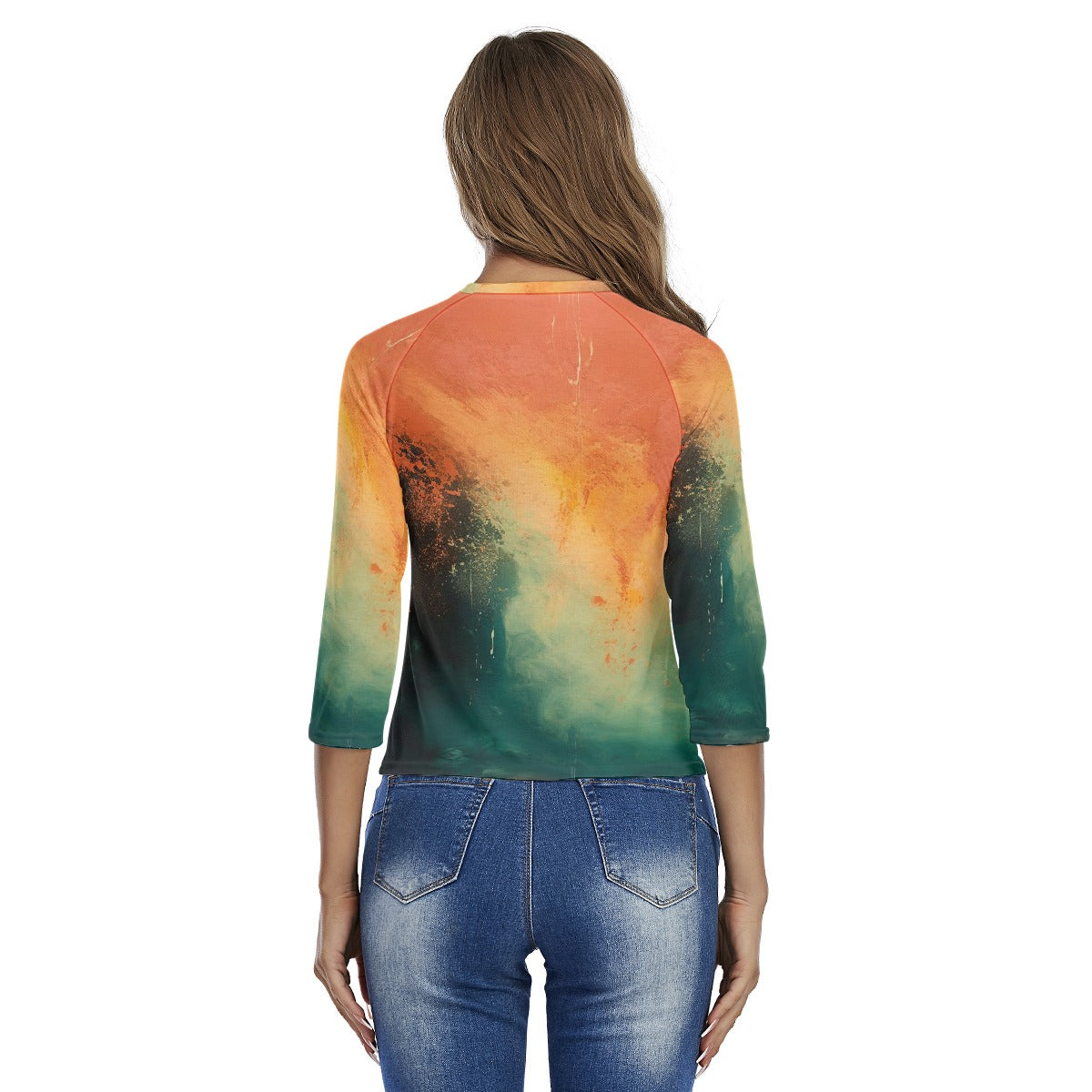 All-Over Print Women's Raglan Sleeves T-shirts