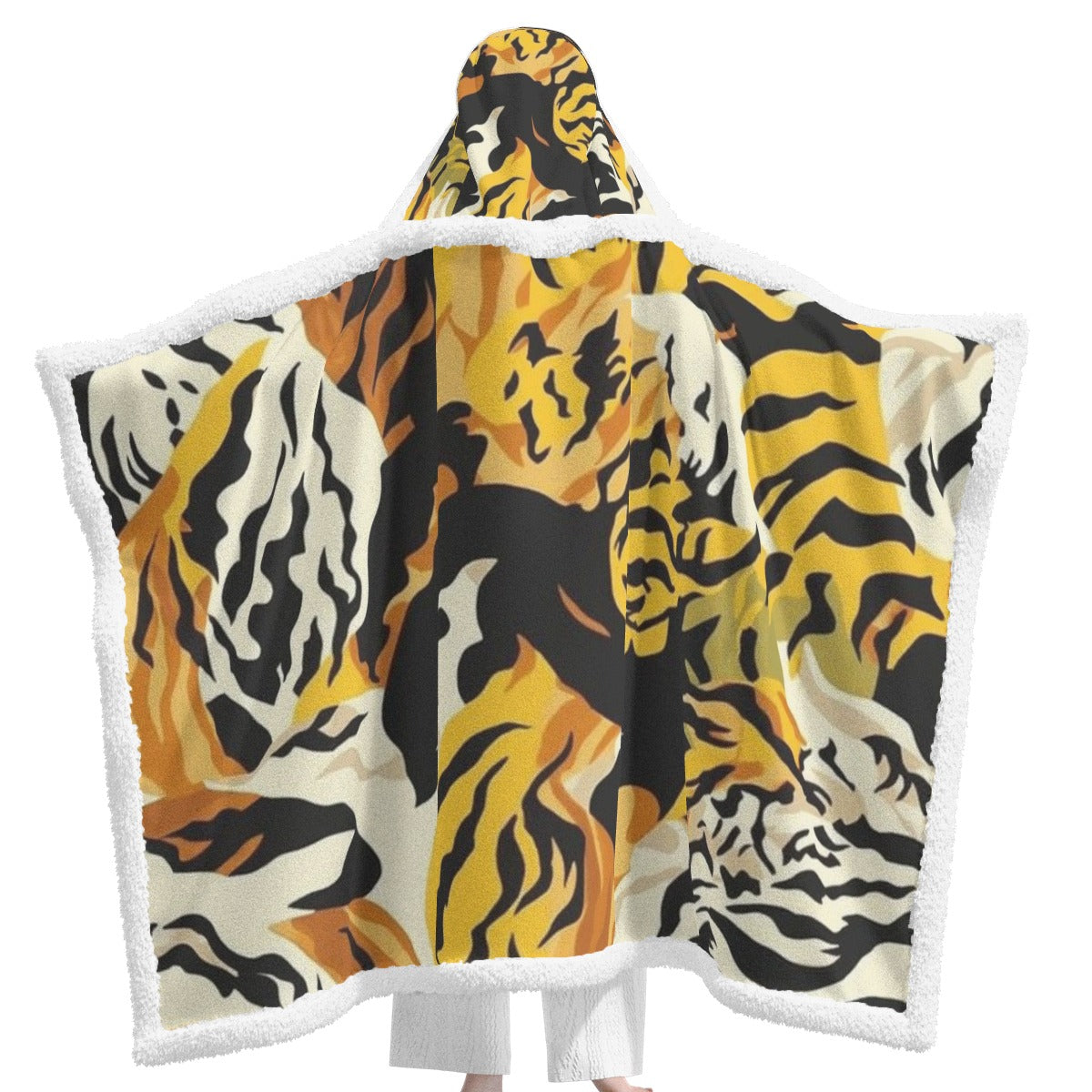 All-Over Print Unisex Wearable Hooded Blanket