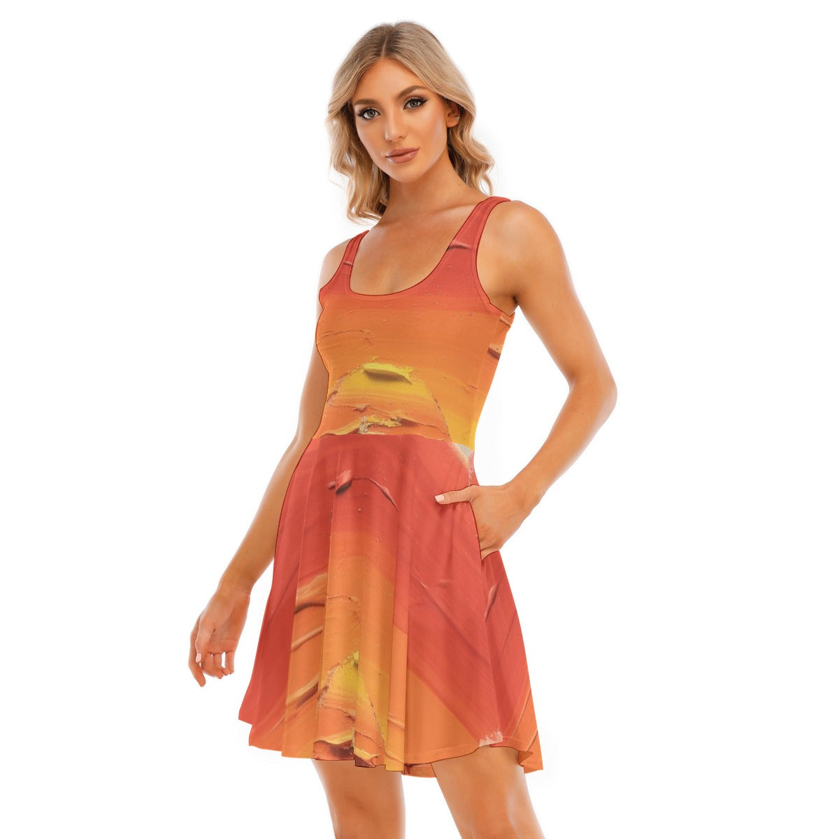 All-Over Print Women's Tank Vest Dress