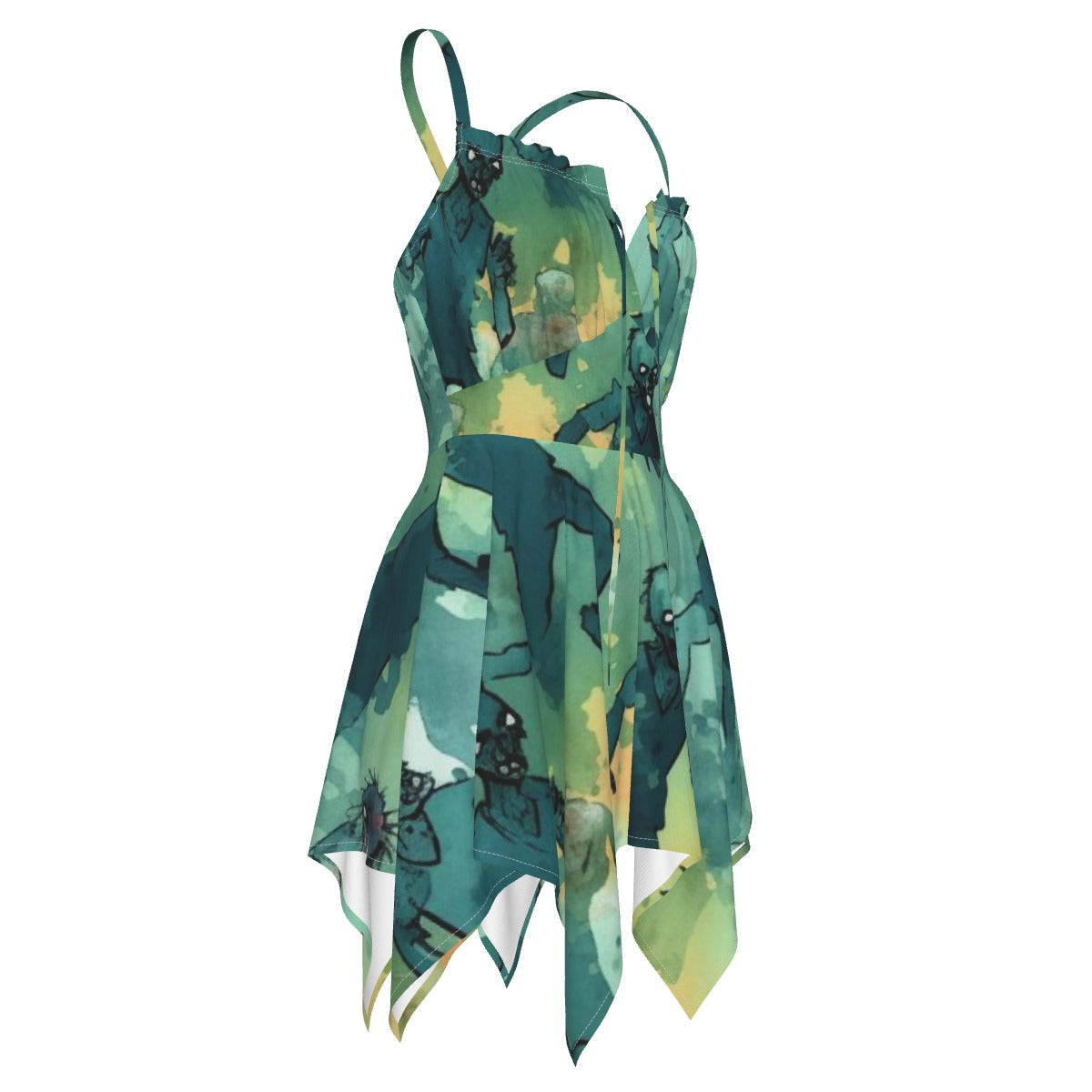 All-Over Print Women's Slip Dress