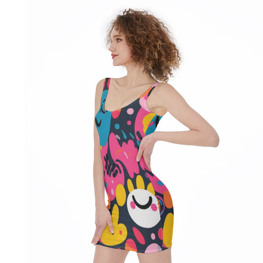 All-Over Print Women's Bodycon Dress