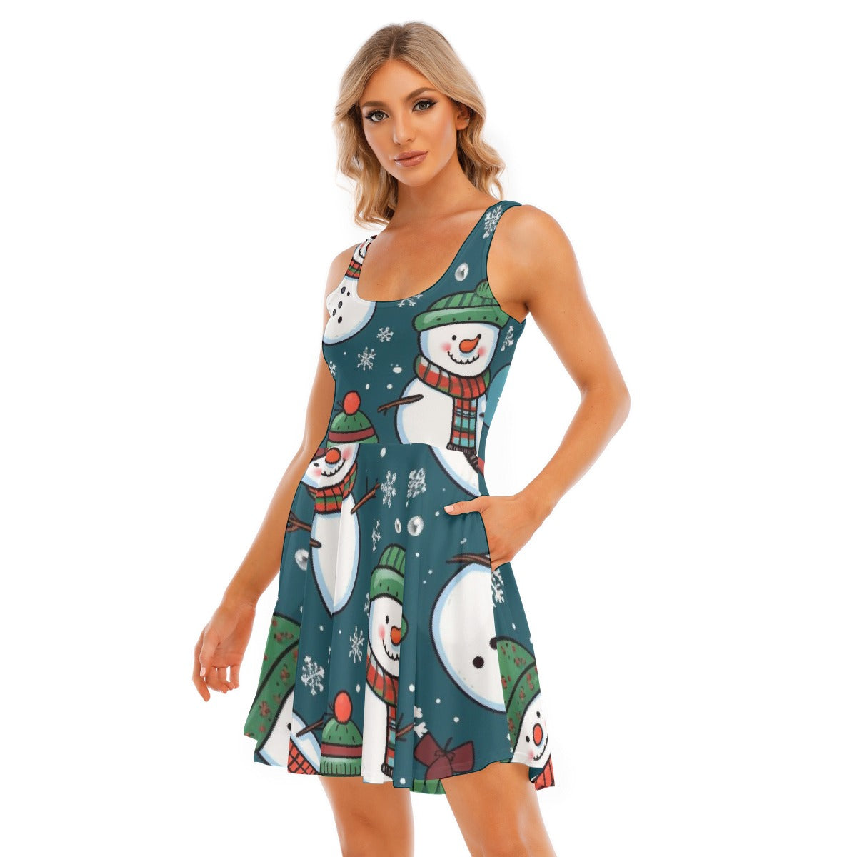 All-Over Print Women's Tank Vest Dress