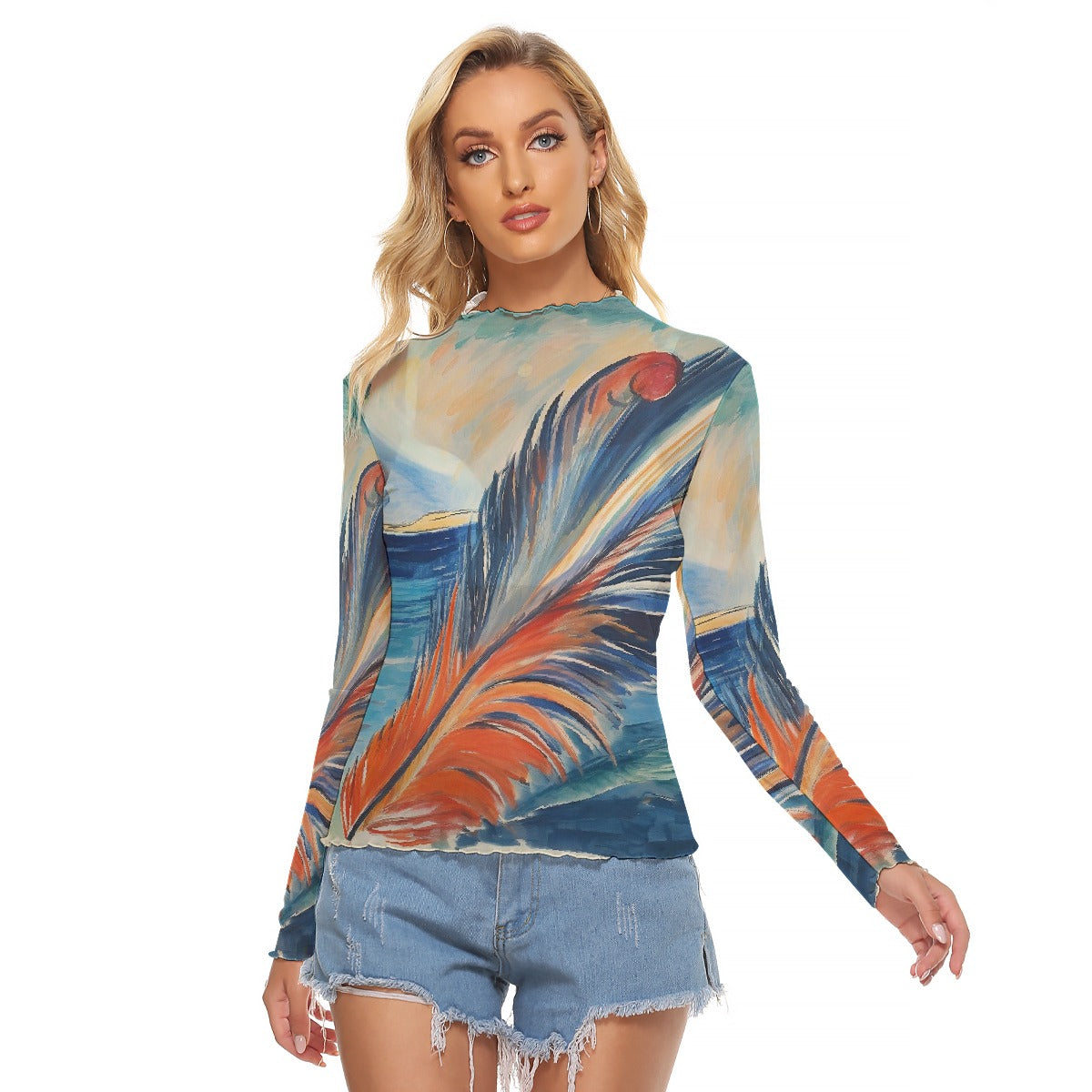 All-Over Print Women's Mesh T-shirt