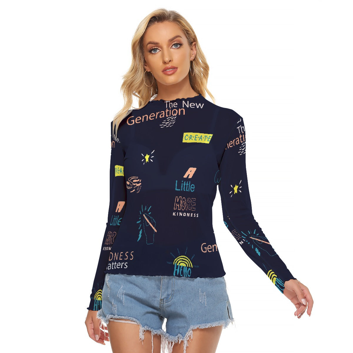 All-Over Print Women's Mesh T-shirt