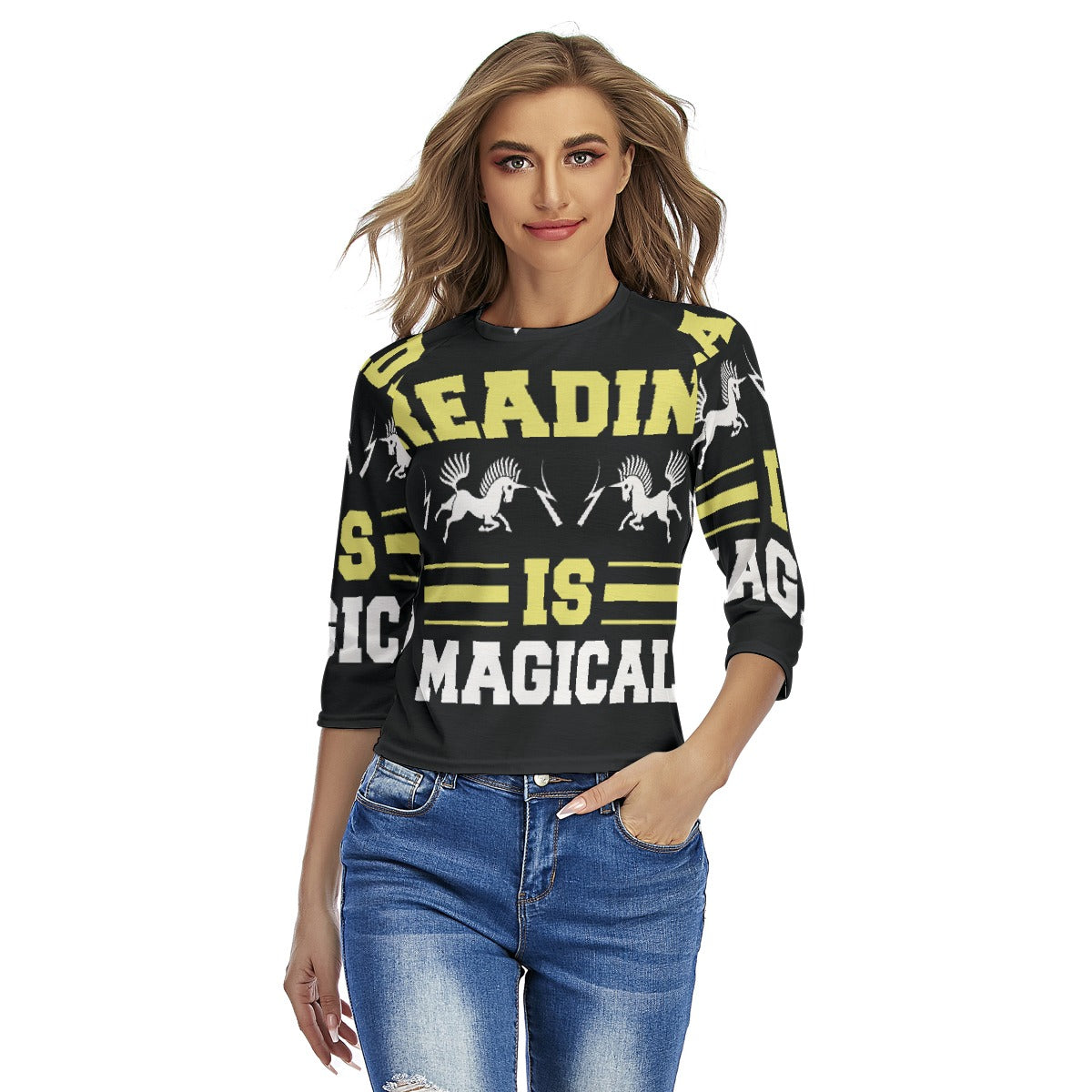 All-Over Print Women's Raglan Sleeves T-shirts