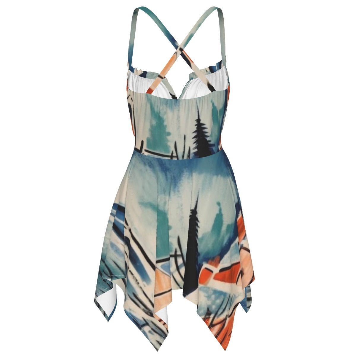 All-Over Print Women's Slip Dress