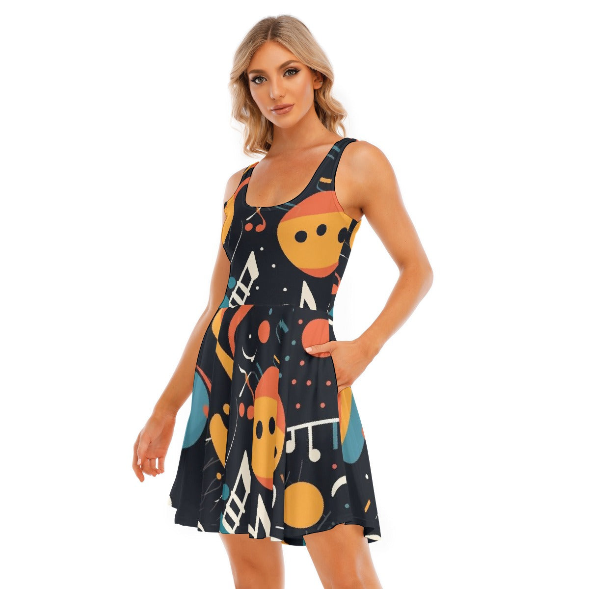 All-Over Print Women's Tank Vest Dress