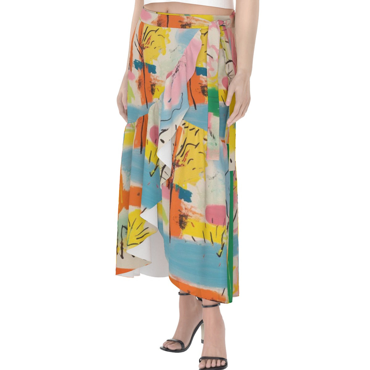 All-Over Print Women's Wrap Skirt