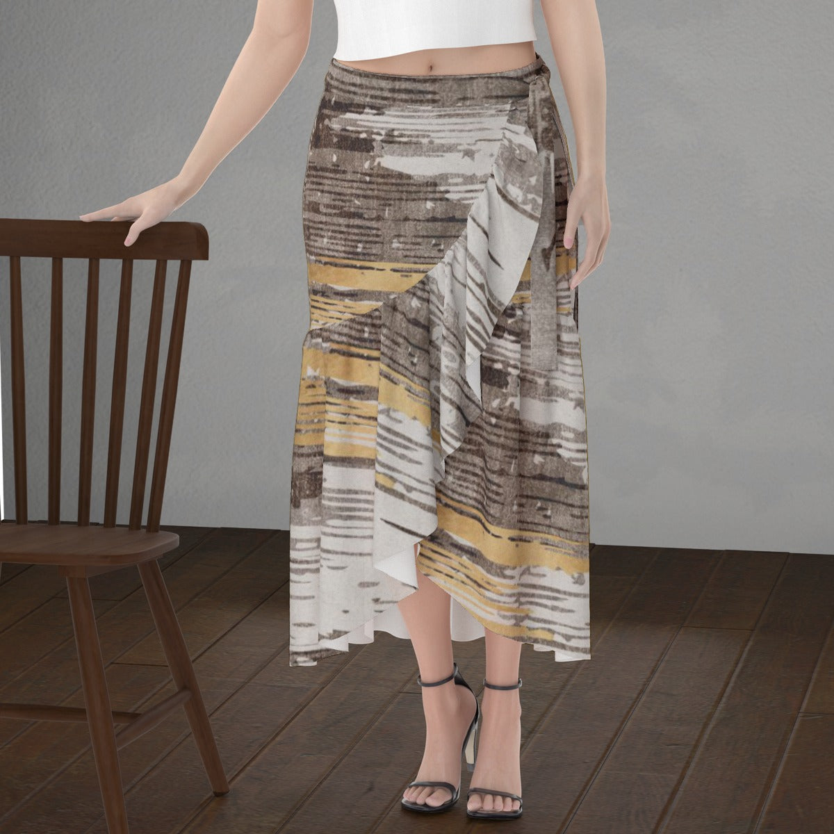 All-Over Print Women's Wrap Skirt