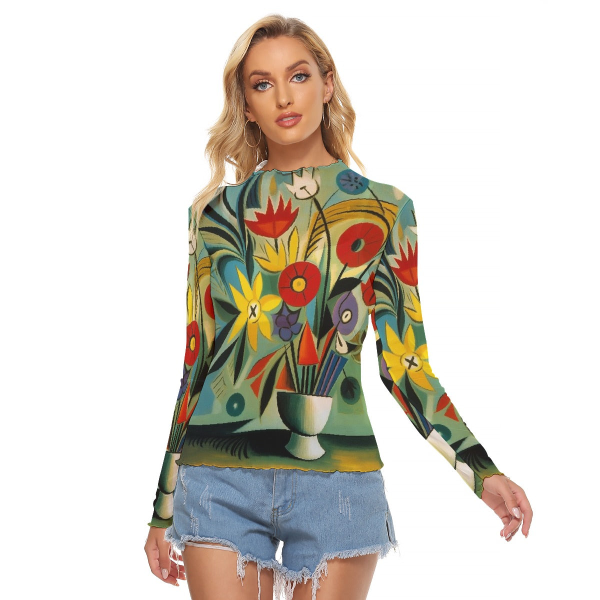 All-Over Print Women's Mesh T-shirt