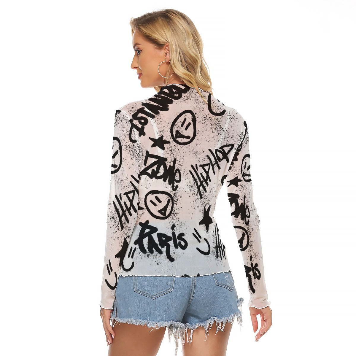 All-Over Print Women's Mesh T-shirt