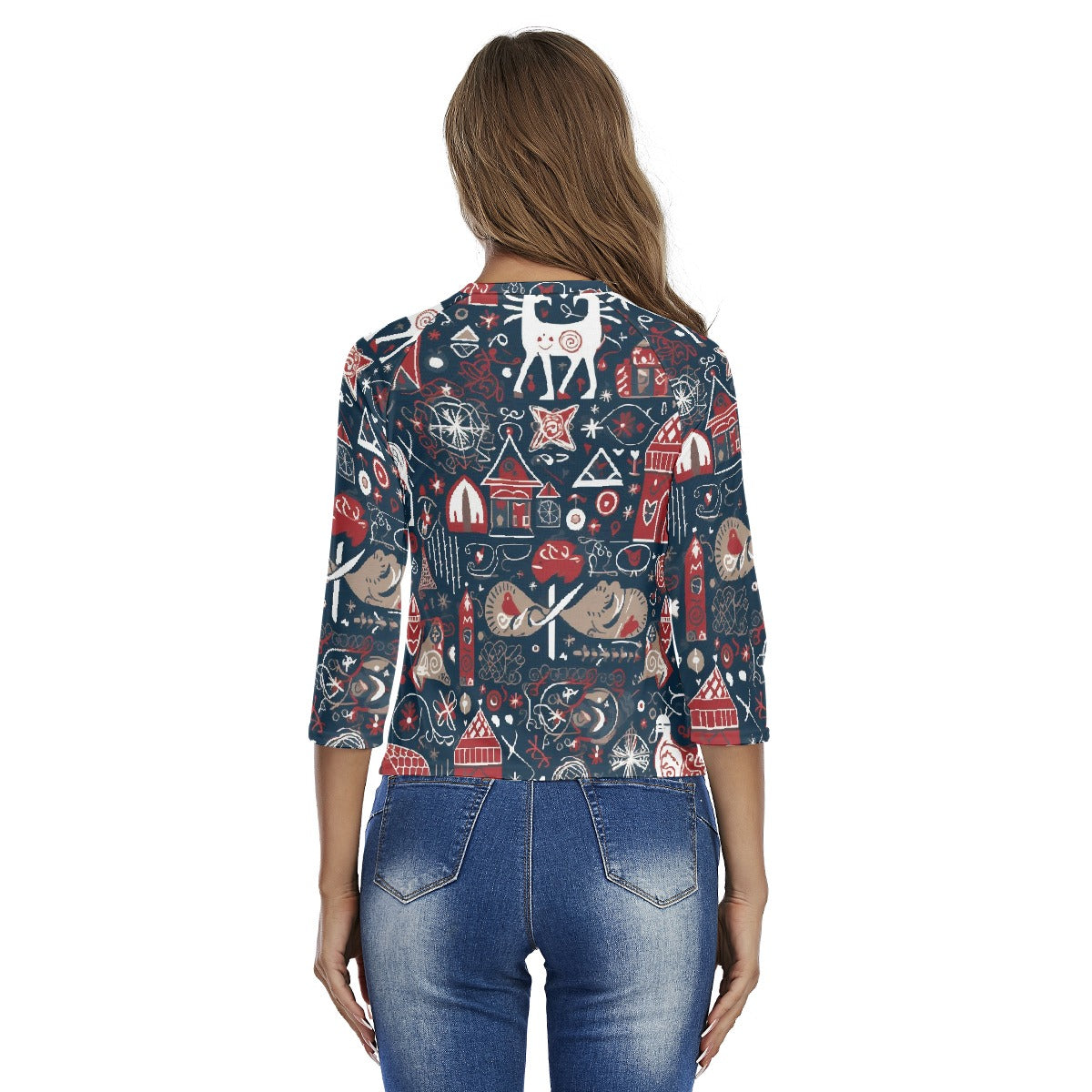 All-Over Print Women's Raglan Sleeves T-shirts