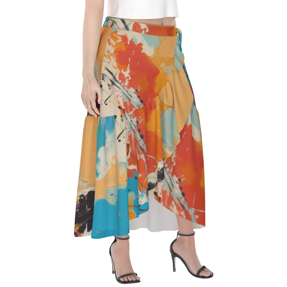 All-Over Print Women's Wrap Skirt