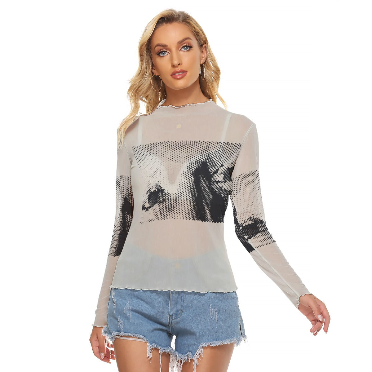 All-Over Print Women's Mesh T-shirt