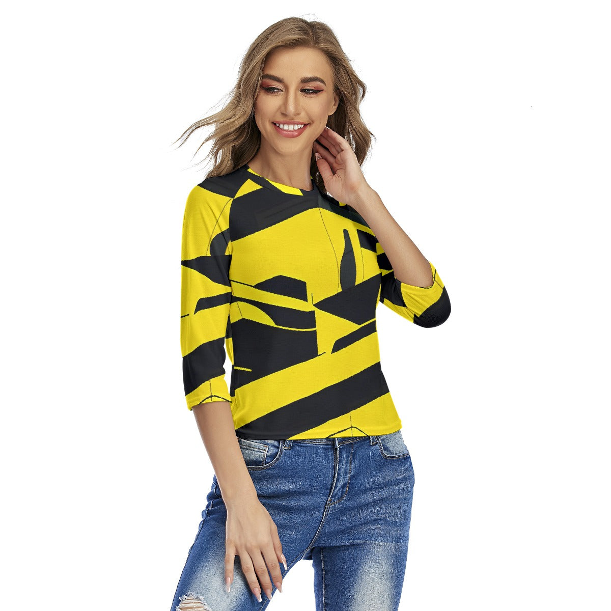 All-Over Print Women's Raglan Sleeves T-shirts