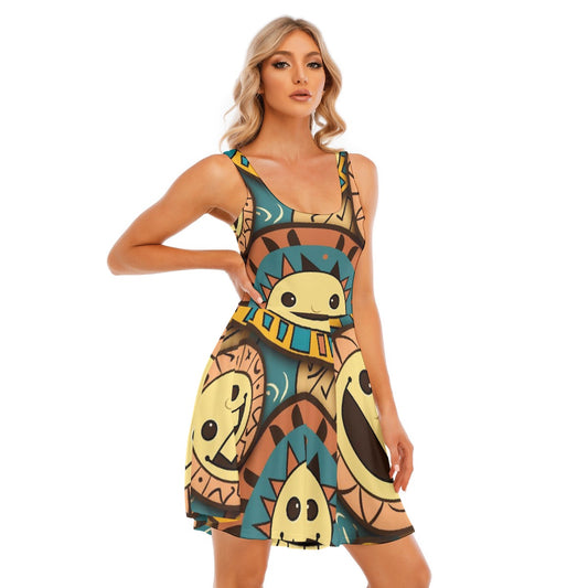 All-Over Print Women's Tank Vest Dress