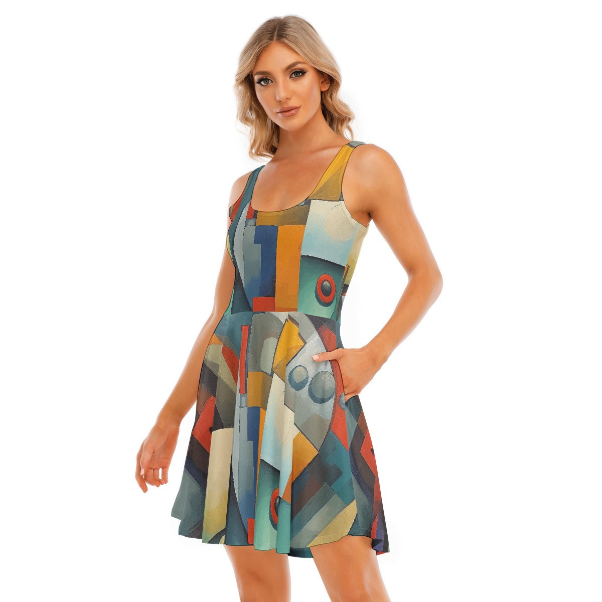 All-Over Print Women's Tank Vest Dress