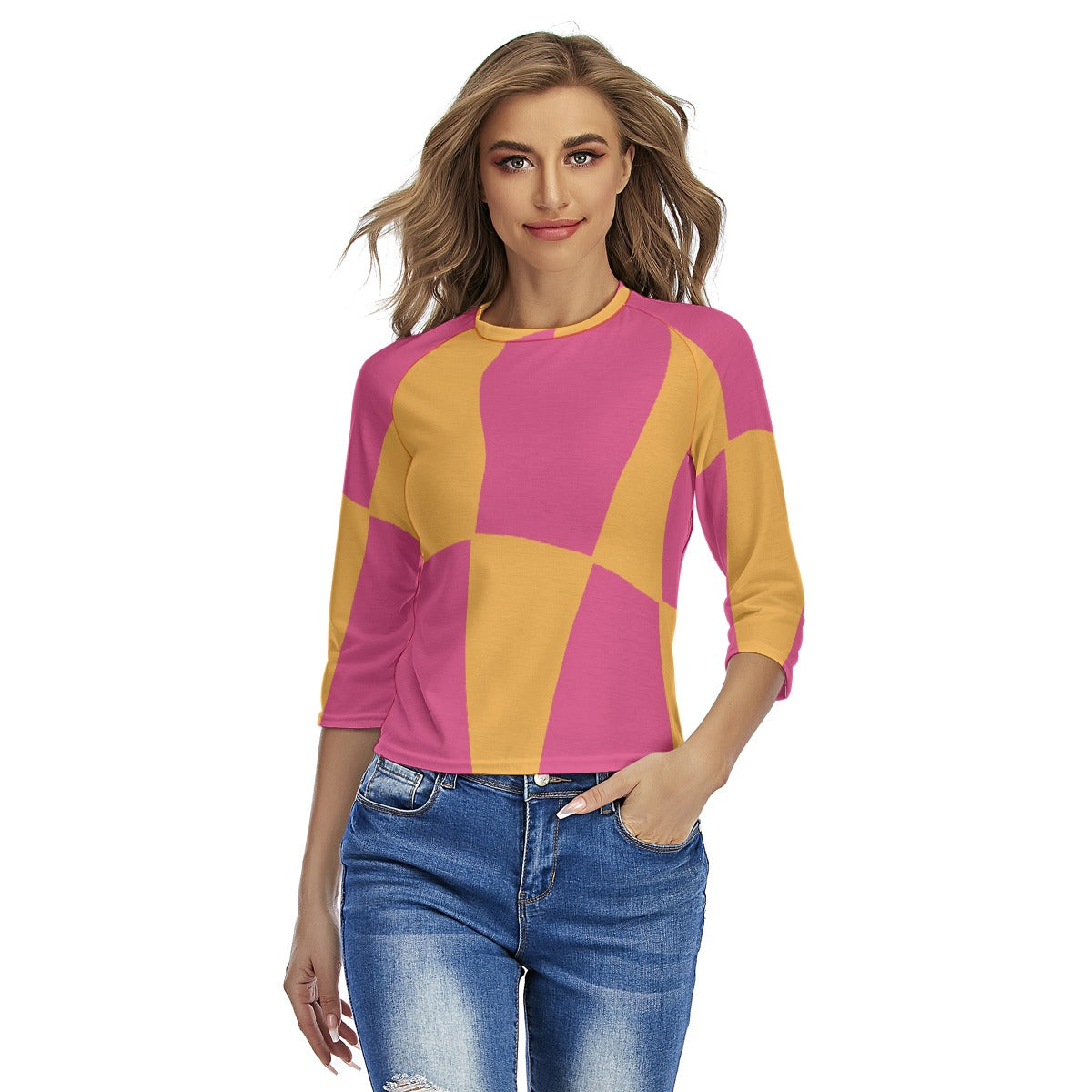 All-Over Print Women's Raglan Sleeves T-shirts