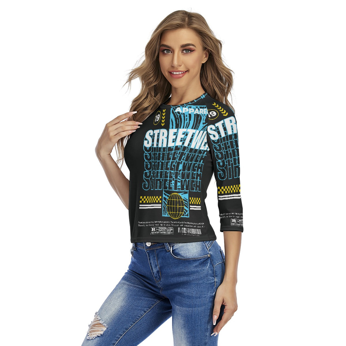 All-Over Print Women's Raglan Sleeves T-shirts