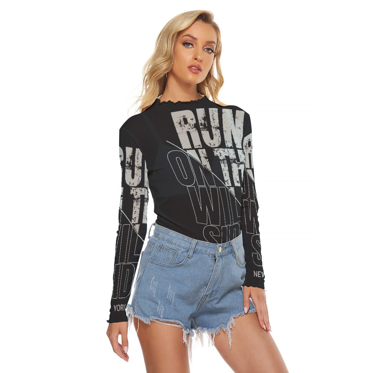 All-Over Print Women's Mesh T-shirt