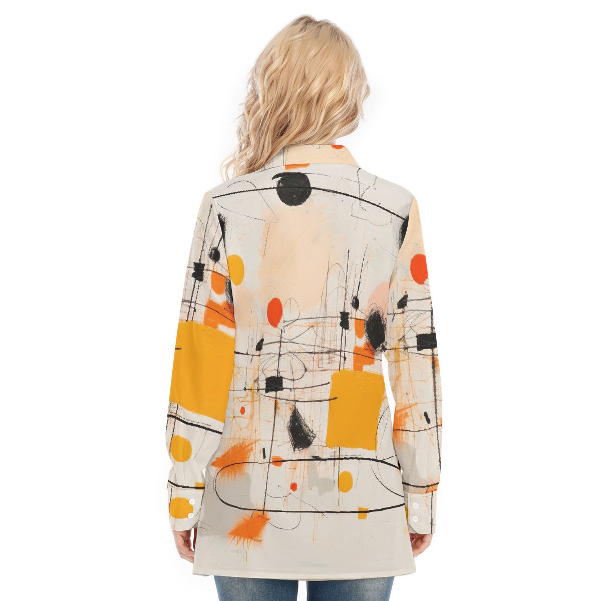 All-Over Print Women's Long Shirt