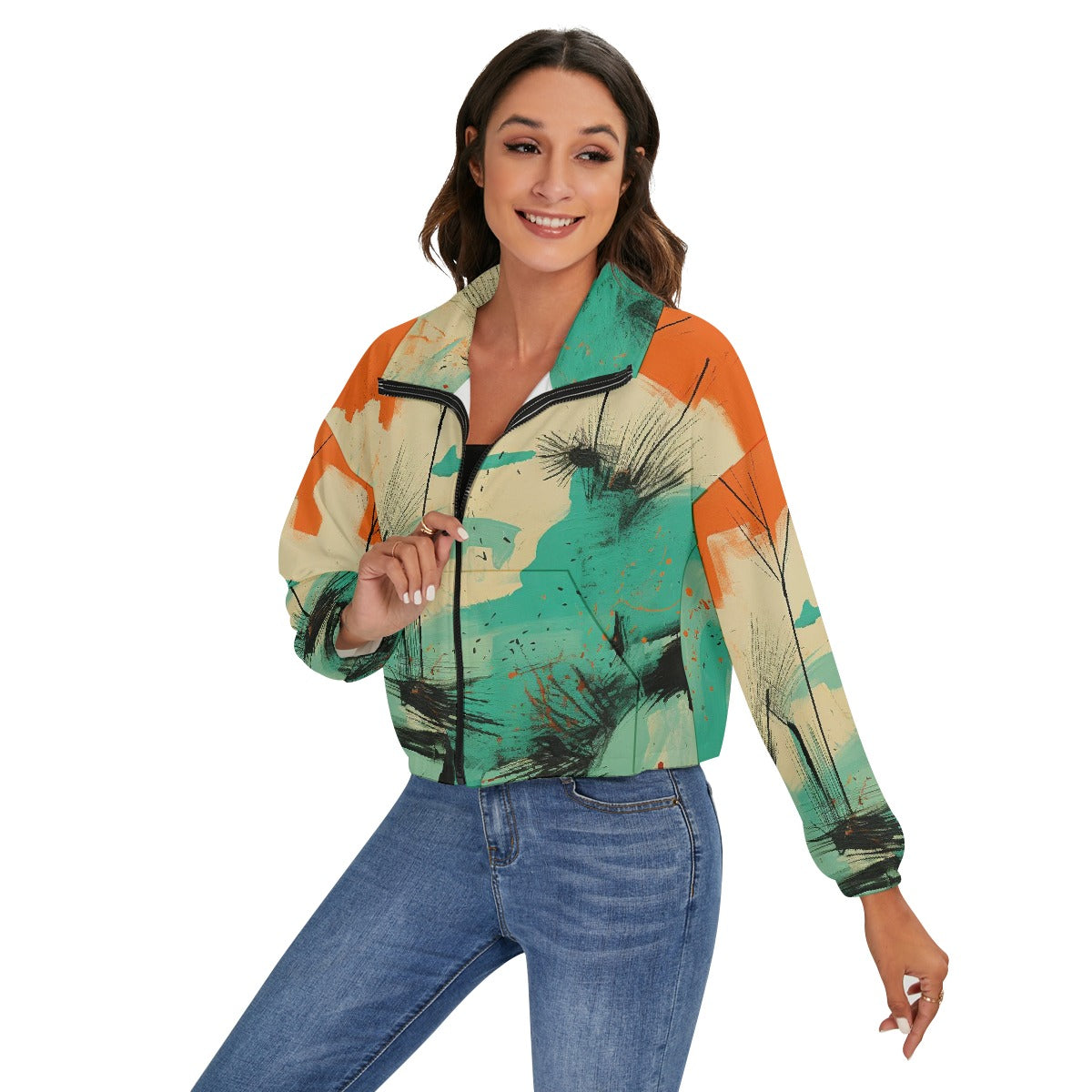 All-Over Print Women's Zip Jacket