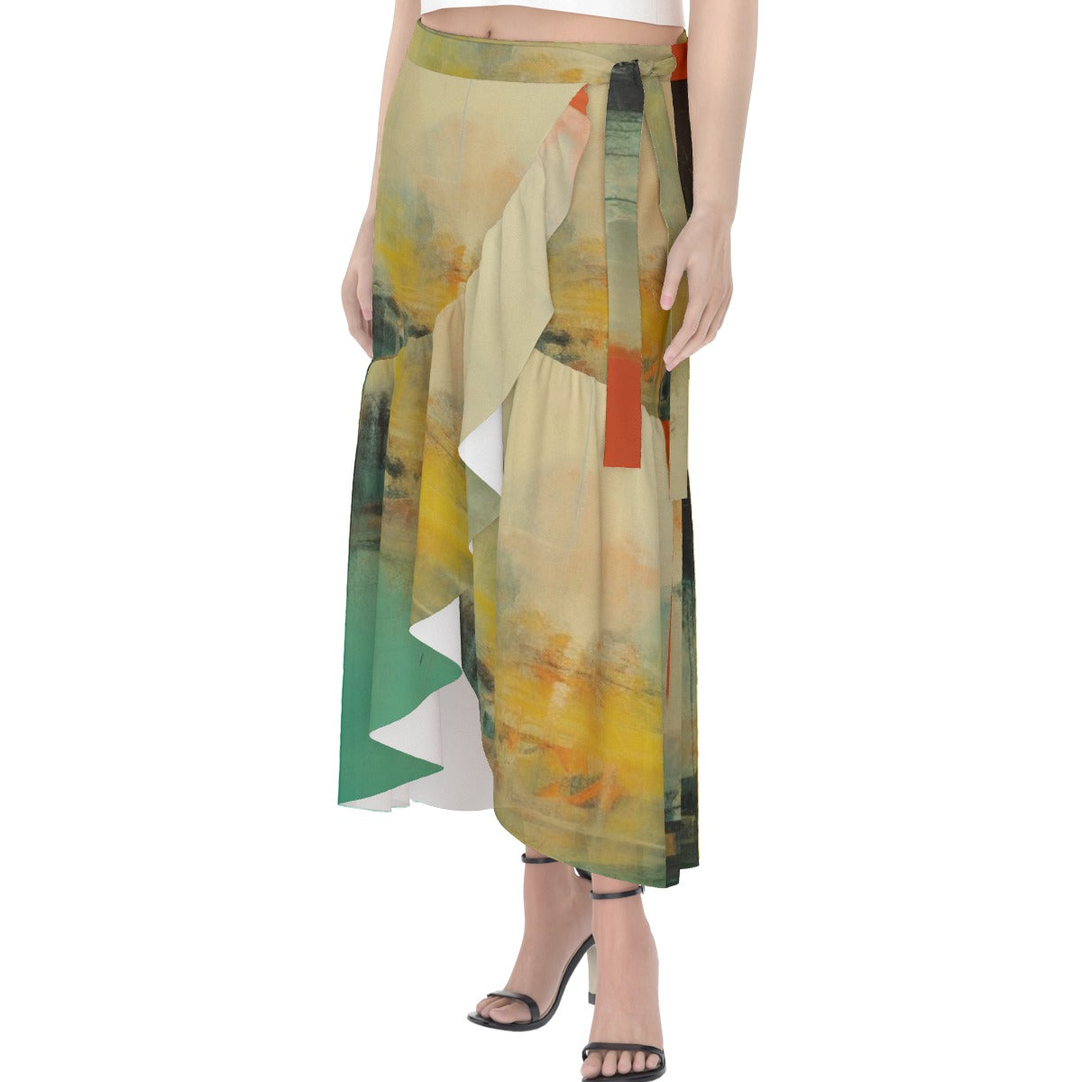 All-Over Print Women's Wrap Skirt