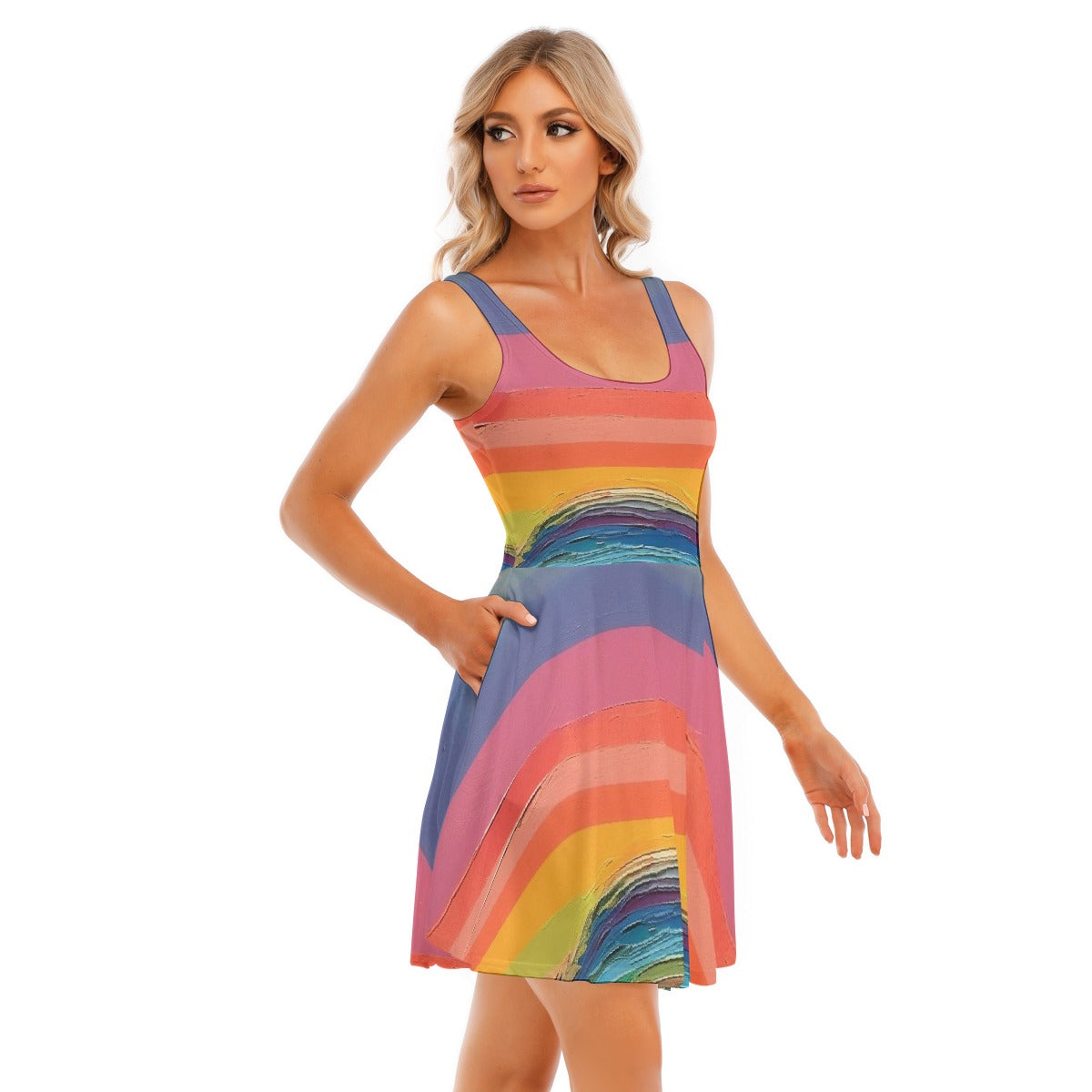 All-Over Print Women's Tank Vest Dress