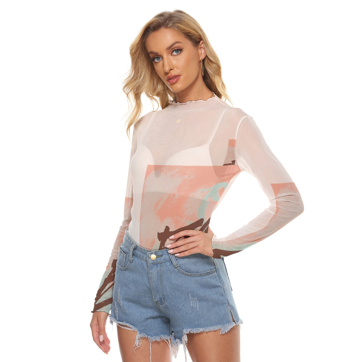 All-Over Print Women's Mesh T-shirt