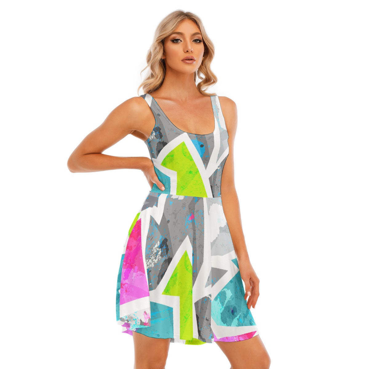 All-Over Print Women's Tank Vest Dress