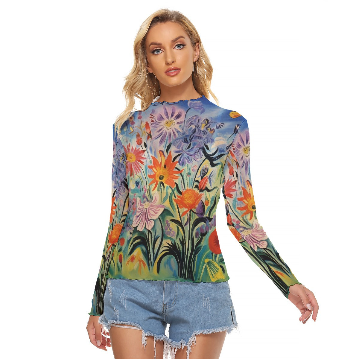 All-Over Print Women's Mesh T-shirt