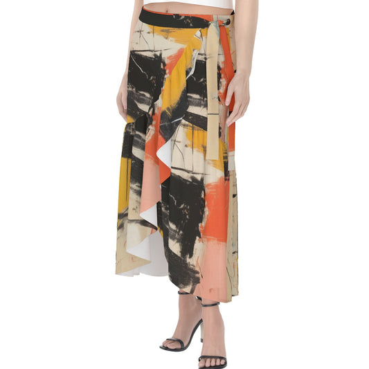 All-Over Print Women's Wrap Skirt