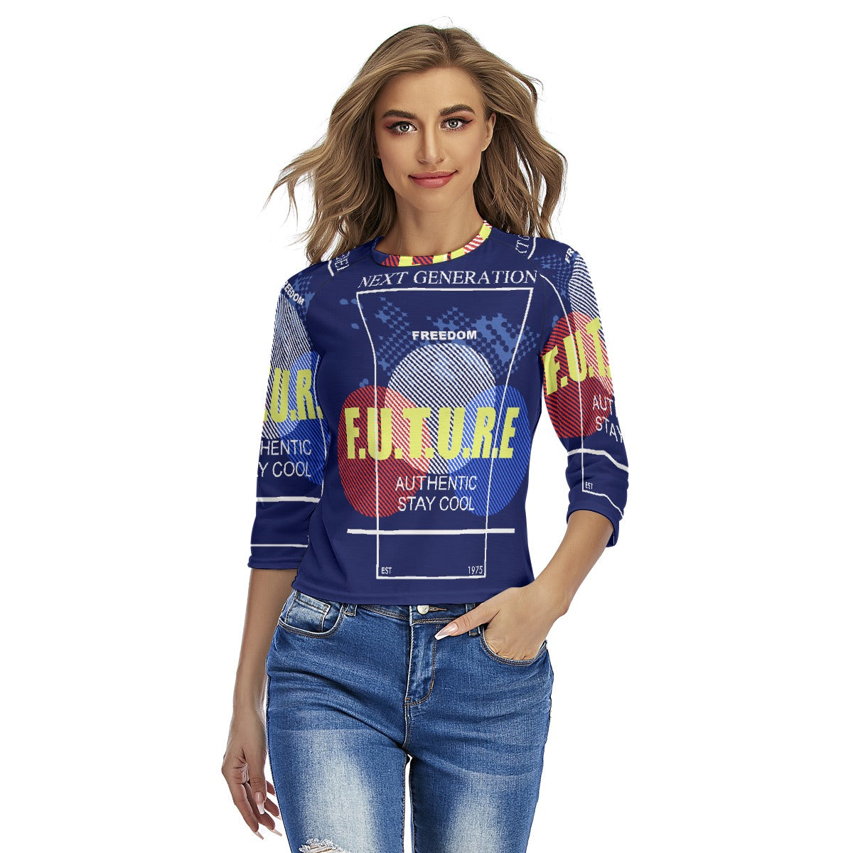 All-Over Print Women's Raglan Sleeves T-shirts